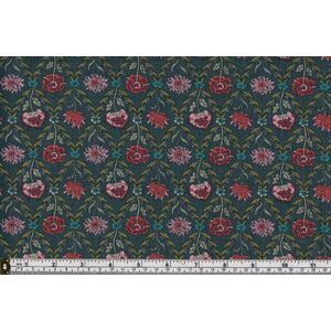 Liberty Summer House Kew Trellis Green 112cm Wide Cotton Fabric 5670X