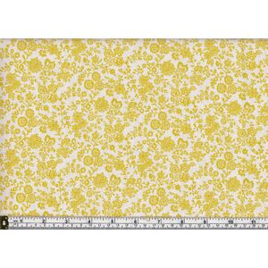 Liberty Summer House Hampton Vines Yellow 112cm Wide Cotton Fabric 5672X