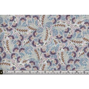 Liberty Fabrics Summer House, 5673Z Feather Dance Multi Blue 110cm Wide Per 50cm