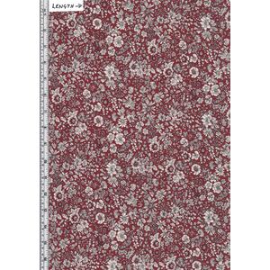 Liberty Flower Show Winter EMILY SILHOUETTE FLOWER 112cm Wide Cotton Fabric 5719E