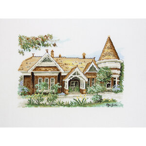Olga Gostin Darnlee Melbourne Cross Stitch Kit 23 x 16cm 16ct Aida, 577105