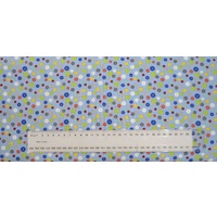 Cotton Fabric Per Metre, 110cm Wide, Robotek 4405 BLUE 58124.42