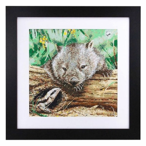 WOMBAT Natalie Jane Parker Counted Cross Stitch Kit 34cm x 34cm