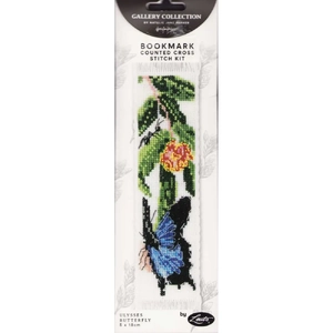 ULYSSES BUTTERFLY Counted Cross Stitch Bookmark Kit 5cm x 18cm