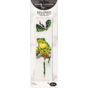FROG Counted Cross Stitch Bookmark Kit 5cm x 18cm By Natalie Jane Parker 