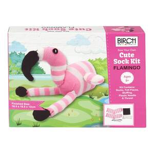 FLAMINGO Sew Your Own Cute Sock Kit