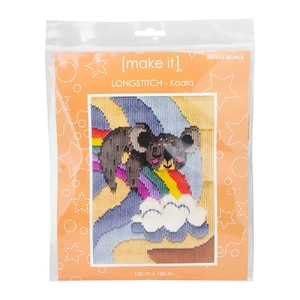 KOALA Longstitch Kit, Great For Beginners, 13cm x 18cm