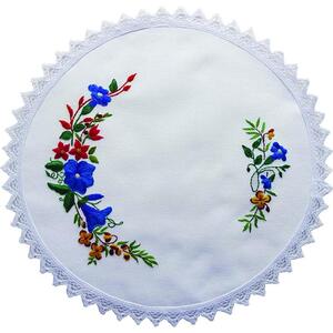 Beutron Brown Boronia 30cm Round Traycloth Dioly Embroidery Kit #587109