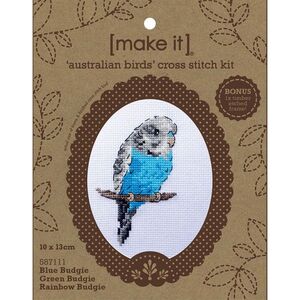 Make It TIMBER FRAME AUSTRALIAN BIRDS Embroidery Kit, #587111
