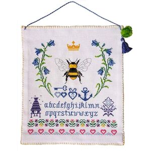 DMC, BEE SAMPLER Counted Cross Stitch Kit 587118, 30 x 34cm