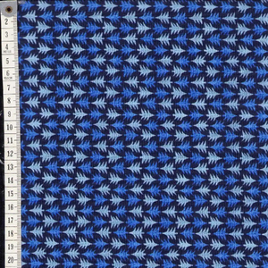 Liberty Merry &amp; Bright FESTIVE FIRS BLUE 110cm Wide Cotton Fabric 5932B Per 25cm