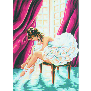 Collection D' Art Tapestry Kit, BALLERINA, 22cm x 30cm (#6.035K)