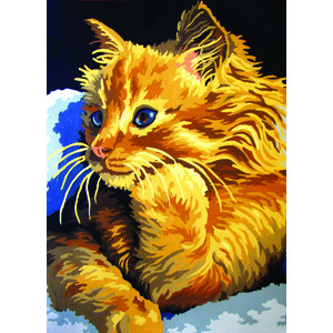 Collection D&#39; Art Tapestry Kit, KITTEN, 22cm x 30cm (#6.229K)