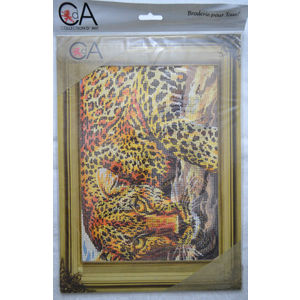 Collection D&#39; Art Tapestry Kit, LEOPARD, 22cm x 30cm (#6.254K)