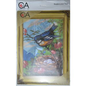 Collection D&#39; Art Tapestry Kit, BIRD AND NEST, 22cm x 30cm (#6.290K)