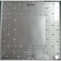 Duroedge Non Slip Dual Ruler Square Inner Square 6.5&quot;, Outer Square 12.5&quot;