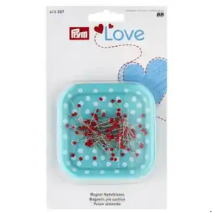 Magnetic Pin Cushion With Glass-Headed Pins by Prym #610287