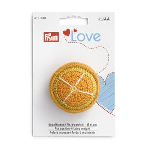 Pin Cushion / Fixing Weight, Prym Love, Orange