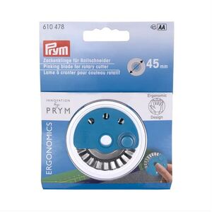 45mm Pinking Blade For Rotary Cutter by Prym.Ergonomics