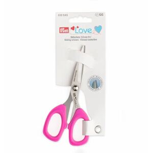 Sewing Scissors With Micro Serration, Prym Love, 13.5cm/5¼&#39;&#39;, Pink