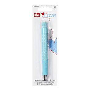 Cartridge Pencil With 2x 0.9mm White Cartridges &amp; Eraser by Prym Love