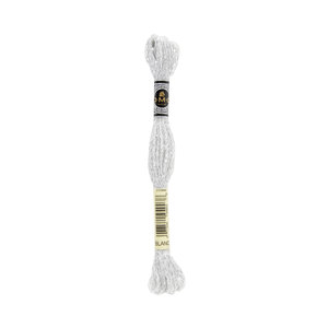 DMC Mouline Etoile, BLANC, Embroidery Thread 8m Skein, Twinkle Effect