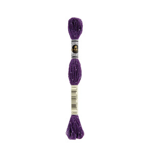 DMC Mouline Etoile Embroidery Thread 8m Skein, Twinkle Effect C550 V DARK VIOLET
