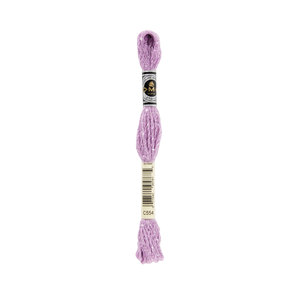 DMC Mouline Etoile C554 LIGHT VIOLET, Embroidery Thread 8m Skein, Twinkle Effect
