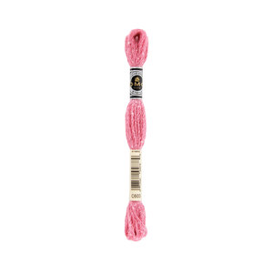 DMC Mouline Etoile, C603 CRANBERRY Embroidery Thread 8m Skein, Twinkle Effect