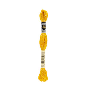 DMC Mouline Etoile Embroidery Thread 8m Skein, Twinkle Effect C972 DEEP CANARY