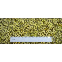 BATIK Fabric Per Metre, 110cm Wide, #640062.1391 YELLOW, 100% Cotton