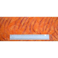 BATIK Fabric, 110cm Wide Per Metre, #640064.1416 ORANGE, 100% Cotton