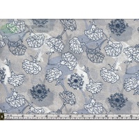 Birch Fabrics Floral Collection 1, 110cm Wide per 50cm, 100% Cotton Prints
