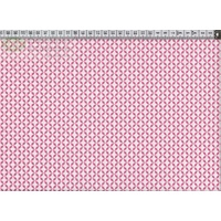 French Cottage Cotton Print 647152 #0663, 145cm Wide PINK/WHITE by Gutermann