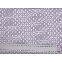 Notting Hill Print 647276-0202 Cream on Purple 145cm Wide by Gutermann