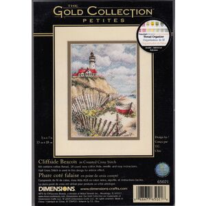 CLIFFSIDE BEACON Counted Cross Stitch Kit 13 x 18cm, 65021