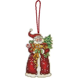 Dimensions SANTA ORNAMENT Counted Cross Stitch Kit, 70-08895