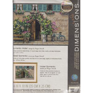 SORRENTO HOTEL Counted Cross Stitch Kit 35cm x 35cm #70-35270 by Dimensions 