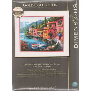 LAKESIDE VILLAGE Counted Cross Stitch Kit, 70-35285