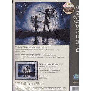 Dimensions TWILIGHT SILHOUETTE Counted Cross Stitch Kit 14" x 11" (35.5 x 27.9cm)
