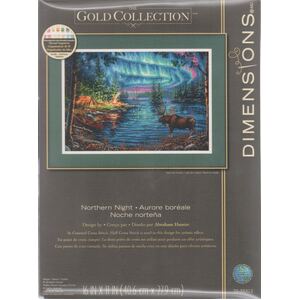 NORTHERN NIGHT Counted Cross Stitch Kit, 70-35312