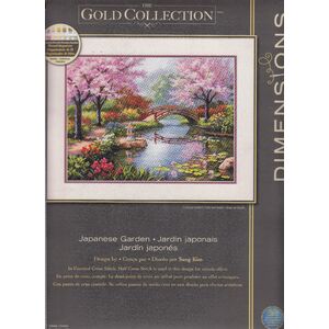 JAPANESE GARDEN Counted Cross Stitch Kit 40.6cm x 30.4cm, 70-35313