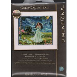 SPRING FAIRY Counted Cross Stitch Kit 35.5 x 30.4cm #70-35354 By Dimensions