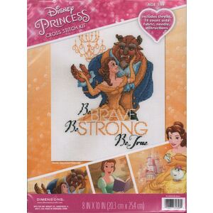 Disney Princess, BE BRAVE Counted Cross Stitch Kit, 70-35358 by Dimensions