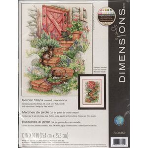 GARDEN STEPS Counted Cross Stitch Kit, 70-35362 by Dimensions