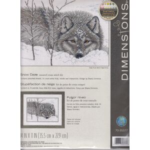 SNOW DAZE Counted Cross Stitch Kit 35.5 x 27.9cm #70-35377 By Dimensions