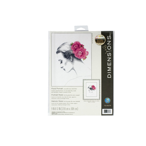 FLORAL PORTRAIT Counted Cross Stitch Kit #70-35379 By Dimensions