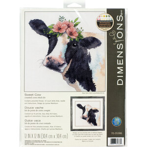 SWEET COW Counted Cross Stitch Kit #70-35386 by Dimensions