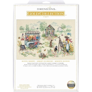 Dimensions BLISSFUL MOMENTS Counted Cross Stitch Kit 40.6cm x 27.9cm, 70-35445 GC