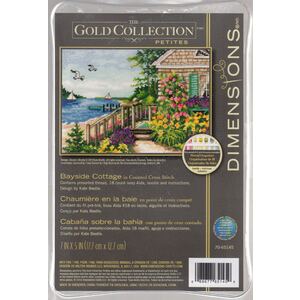 BAYSIDE COTTAGE Counted Cross Stitch Kit, 70-65145 by Dimensions